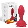 Armony Rosa plug anal pequeño con mando rojo, junto a su caja