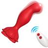 Armony - rosa vibrador & plug anal control remoto rojo - 1