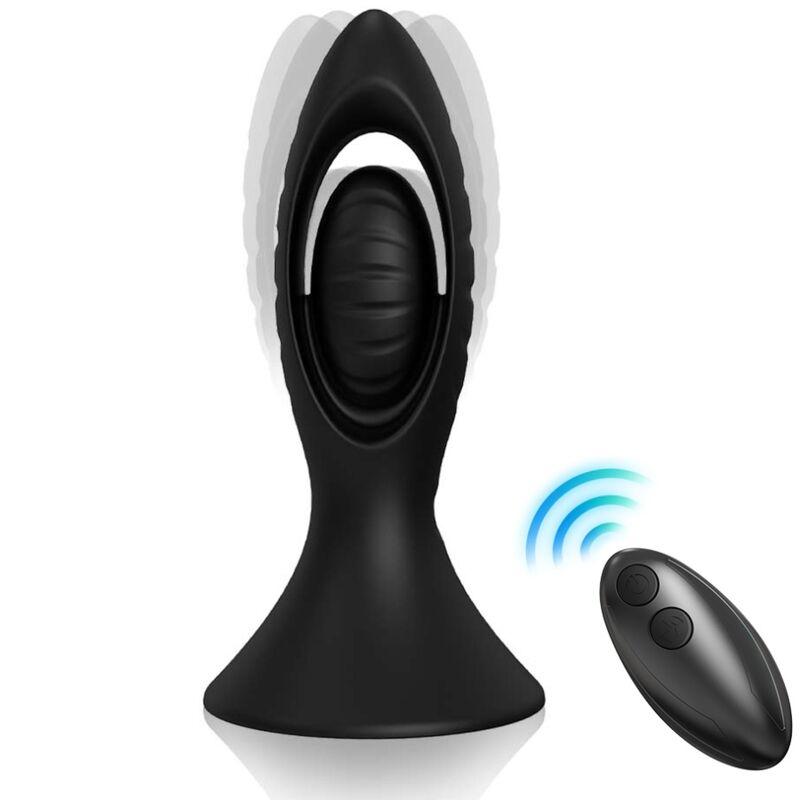 Armony - vibrador & plug anal silicona negro Armony - vibrador & plug anal silicona negro