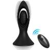 Armony - vibrador & plug anal silicona negro - 1