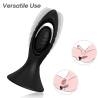 Armony - vibrador & plug anal silicona negro - 2