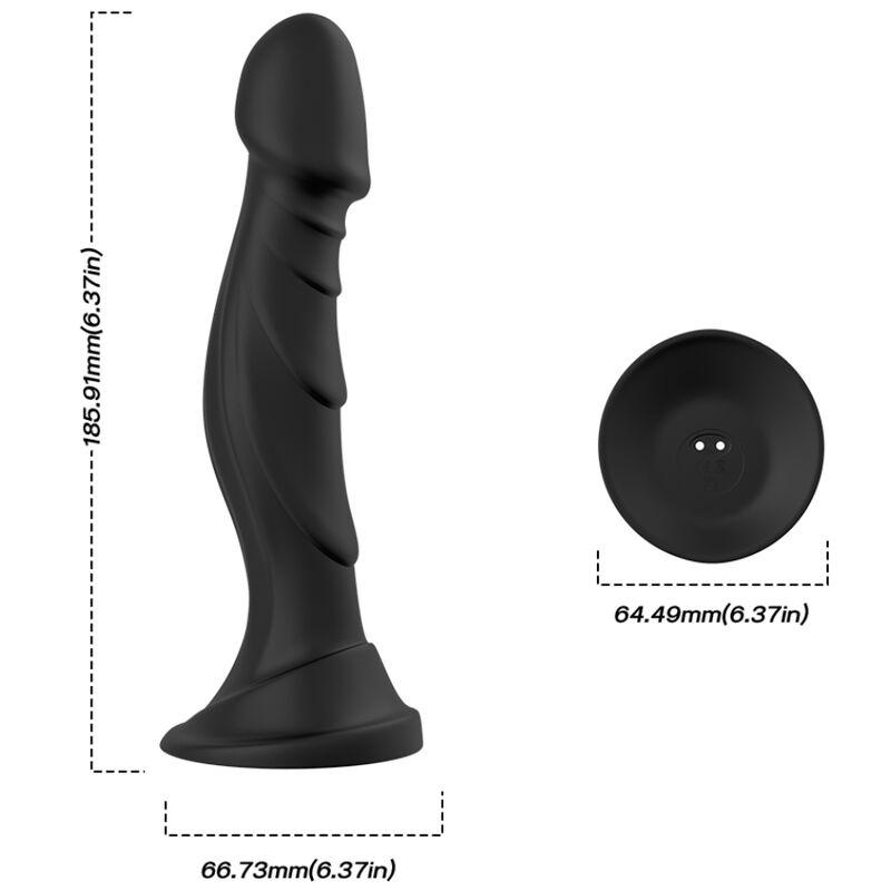 Armony - dildo vibrador & plug anal control remoto negro Armony - dildo vibrador & plug anal control remoto negro