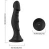 Dildo vibrador Armony negro con base ancha