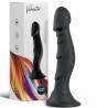 Dildo vibrador Armony negro junto a su caja