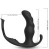 Armony - knight vibrador anal prostata & anillo control remoto negro - 2