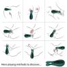 Formas de usar el vibrador rabbit Armony ECO verde