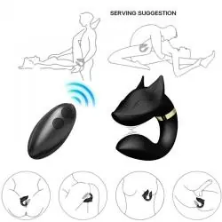 Armony - fox vibrador parejas control remoto negro