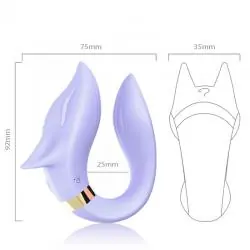 Armony - fox vibrador parejas control remoto violeta