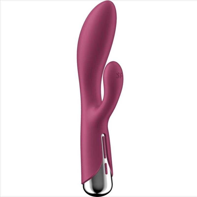 Satisfyer - spinning rabbit 1 estimulacion clitoris y punto g rojo Satisfyer - spinning rabbit 1 estimulacion clitoris y punto g rojo