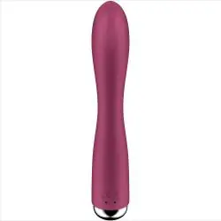 Satisfyer - spinning rabbit 1 estimulacion clitoris y punto g rojo