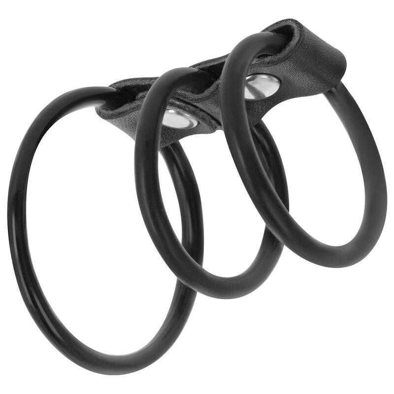 Darkness set de 3 anillas pene flexible Darkness set de 3 anillas pene flexible