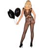 Livco corsetti fashion - amahil bodystocking crotchless negro talla única - 2