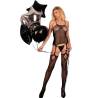 Bodystocking con liguero Livco Corsetti Amrin, modelo con globos, toma 2