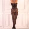 Bodystocking abierto Livco Corsetti Hacint, detalle de la parte trasera