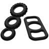 Addicted toys set 4 anillos silicona para el pene - 1