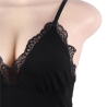 Subblime - teddy detalle encaje floral negro l/xl - 5