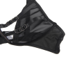 Conjunto Negro con Tiras y Anillas Subblime, detalle de la braguita con anillas