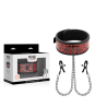 Begme red edition collar con cadenas y pinzas pezones - 2
