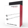 Darkness pinzas ajustables para pezones metal - 4
