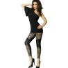 Chilirose - cr 3390 leggins negro & leopardo s/m - 1