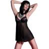 Babydoll Chilirose CR 4035 con adornos de joya en el pecho
