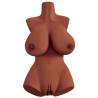 Torso PDX Plus Perfect 10 marrón de frente