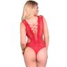 Body Chilirose CR 4383 en rojo, visto de espaldas