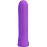 Pretty Love Blanche lila, vibrador estimulador de pie, plano más cercano