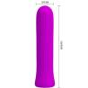 Pretty love - blanche vibrador estimalador rosa - 1