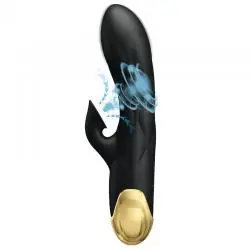 Pretty love - vibrador de lujo bañado en oro recargable negro Pretty love - vibrador de lujo bañado en oro recargable negro