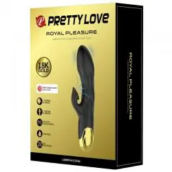 Pretty love - vibrador de lujo bañado en oro recargable negro Pretty love - vibrador de lujo bañado en oro recargable negro