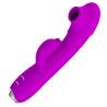 Pretty love - regina vibrador-succionador recargable morado - 1