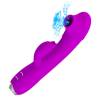 Pretty love - regina vibrador-succionador recargable morado - 2