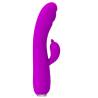 Pretty love - regina vibrador-succionador recargable morado - 3