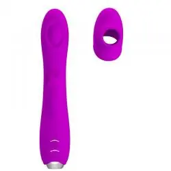 Pretty love - regina vibrador-succionador recargable morado
