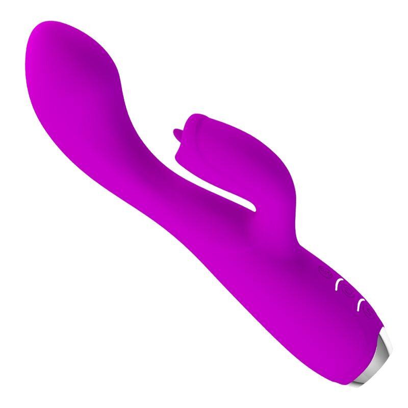Pretty love - gloria vibrador conejo recargable-impermeable morado Pretty love - gloria vibrador conejo recargable-impermeable morado