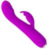 Pretty love - rachel vibrador recargable con succionador morado - 1