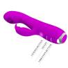 Pretty love - rachel vibrador recargable con succionador morado - 6