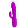 Pretty love - melanie vibrador conejo recargable morado - 5
