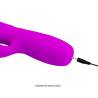 Pretty love - melanie vibrador conejo recargable morado - 7