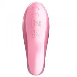 Pretty love - leaf pinzas vibratorias para pezones rosa