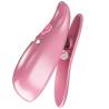 Pretty love - leaf pinzas vibratorias para pezones rosa - 5