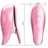 Pretty love - leaf pinzas vibratorias para pezones rosa - 6