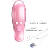 Pretty love - leaf pinzas vibratorias para pezones rosa - 7