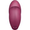 Satisfyer - tap & climax 1 vibrador lay-on rojo - 4