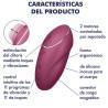 Satisfyer - tap & climax 1 vibrador lay-on rojo - 5