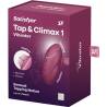 Satisfyer - tap & climax 1 vibrador lay-on rojo - 6