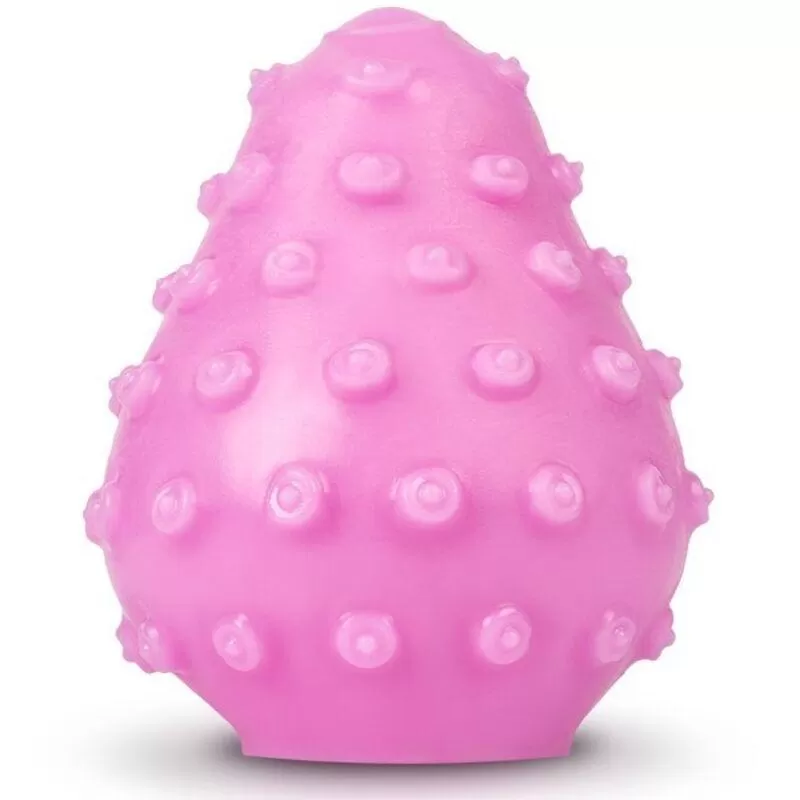Gvibe huevo masturbador texturado reutilizable rosa