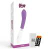 Caja del Glossy John lila con sus pilas