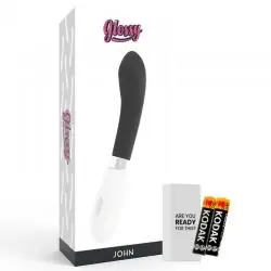 Glossy - john vibrador negro Glossy - john vibrador negro